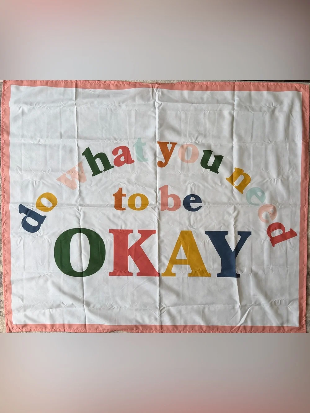 School Mental Health Motivational Therapeutic Colorful Tapestry Office Decor